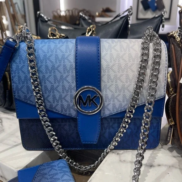 Michael Kors Greenwich Sm Ombré Color-Block Signature Logo Flap Crossbody
Galaxy - Picture 2 of 16